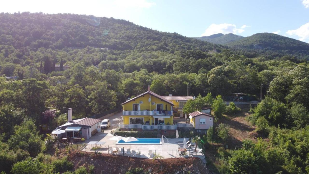Apartments Nika With Swimming Pool And Beautiful Sea View Dobrec Exterior photo